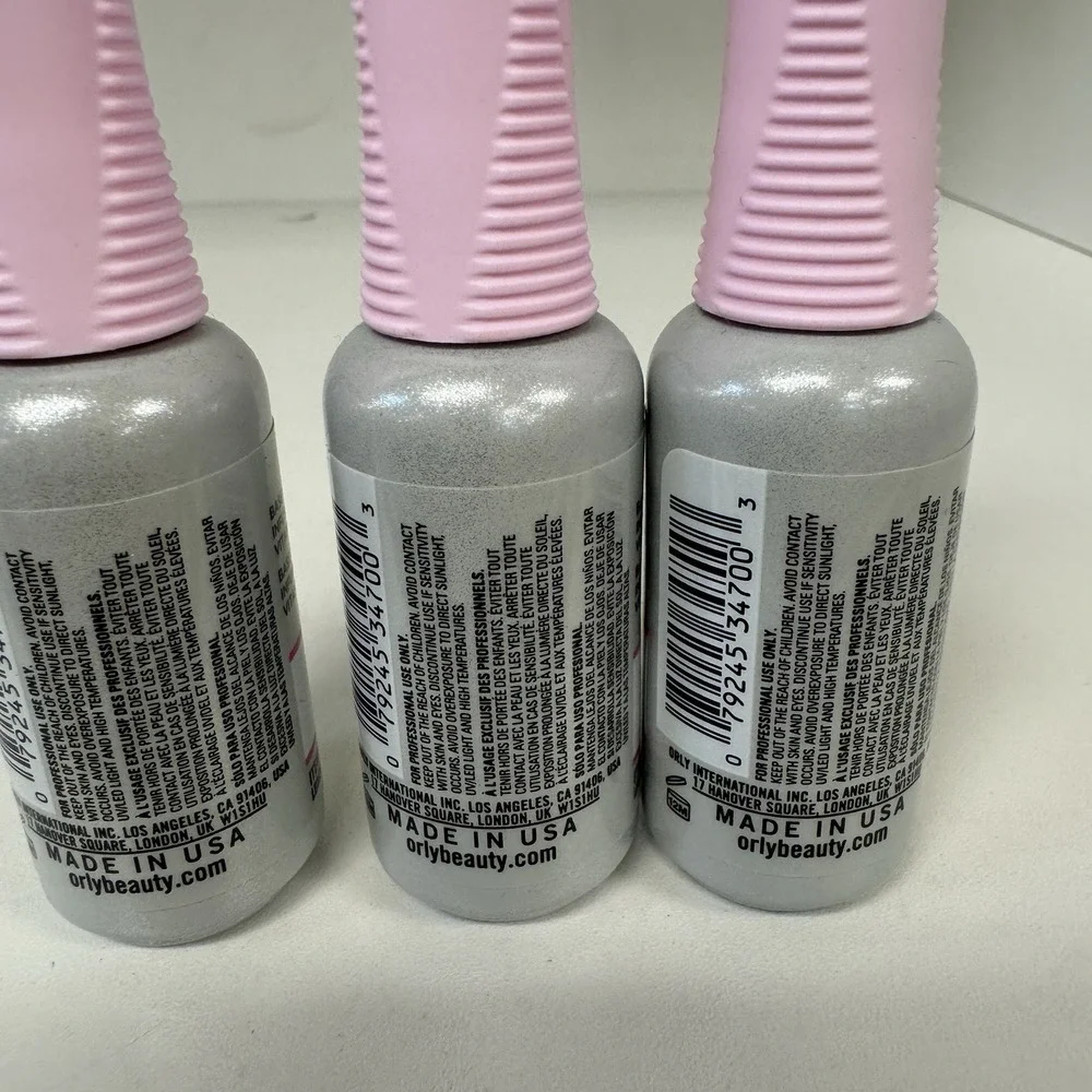 3 Pack Orly Gel FX Vitamin Infused EASY - OFF BASECOAT .3oz / 9mL